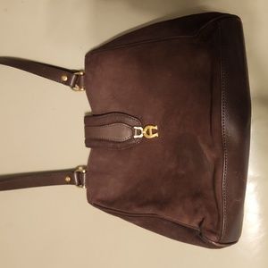 Make offer! Etienne Aigner Chocolate suede shoulder bag